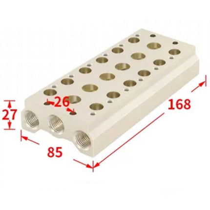 Airtac 7V300M: Pneumatic Air Valve Manifold  - 7V300M6FG