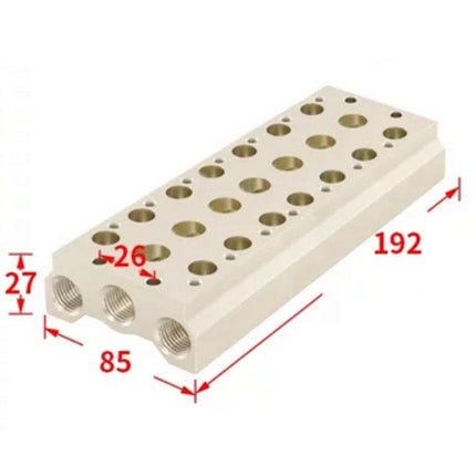 Airtac 7V300M: Pneumatic Air Valve Manifold  - 7V300M7FT