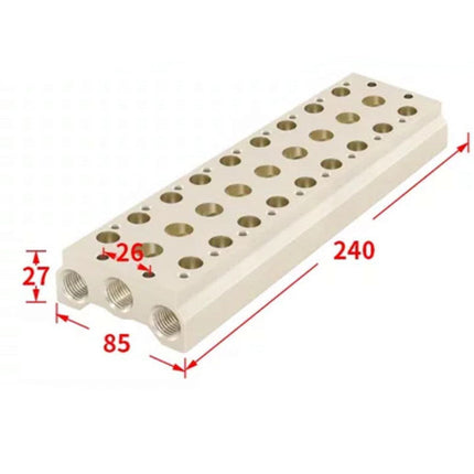 Airtac 7V300M: Pneumatic Air Valve Manifold  - 7V300M9FT