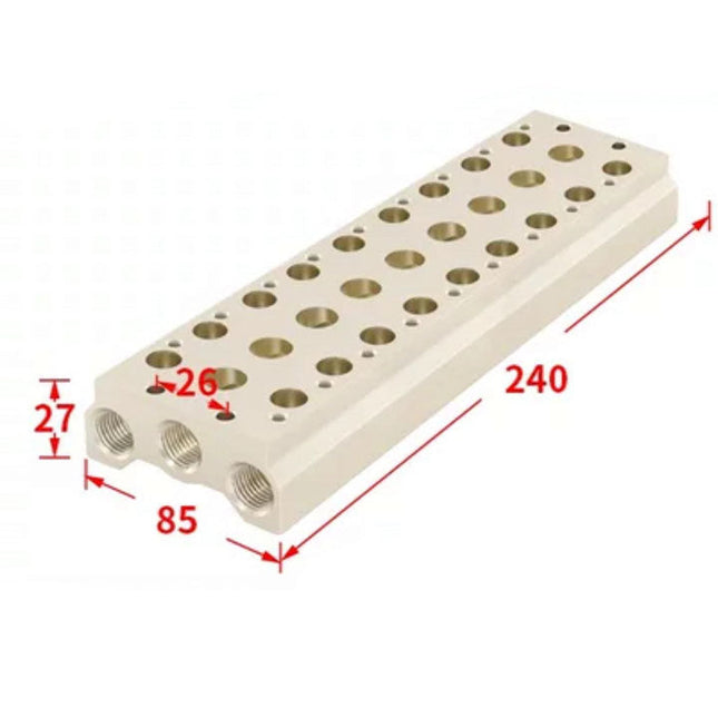 Airtac 7V300M: Pneumatic Air Valve Manifold  - 7V300M9FT