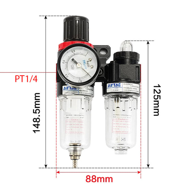 Airtac AFC: series F.R.L Pneumatic Air Filter - AFC2000M1