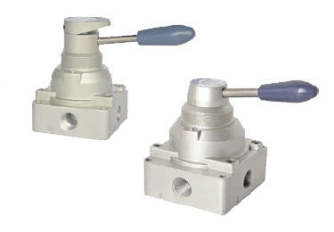 Airtac 4HV230-06: Hand Valve. Rotary Style - 4HV23006SLT