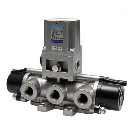 Mindman BN-7M Series: 4-Way Solenoid Valve - BN-7M43-25-E-220