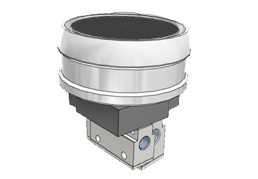 Airtac CM3PMX-06: Manual Valve. 3 Way - CM3PMX06B