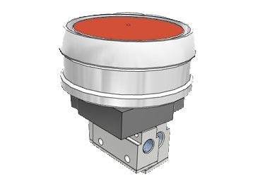 Airtac CM3PMX-06: Manual Valve. 3 Way - CM3PMX06R