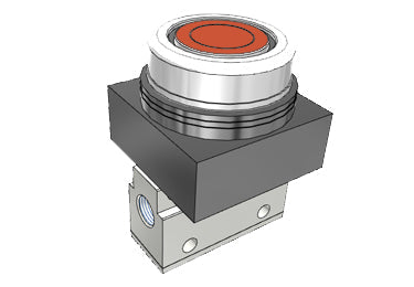 Airtac CM3PF-06: Manual Valve. 3 Way - CM3PF06RT