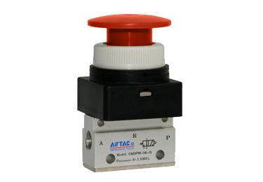 Airtac CM3PM-06: Manual Valve. 3 Way - CM3PM06RG