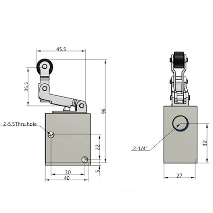 Airtac CM3L-08: Manual Valve. 3 Way - CM3L08