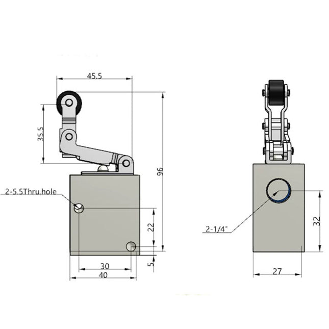 Airtac CM3L-08: Manual Valve. 3 Way - CM3L08T