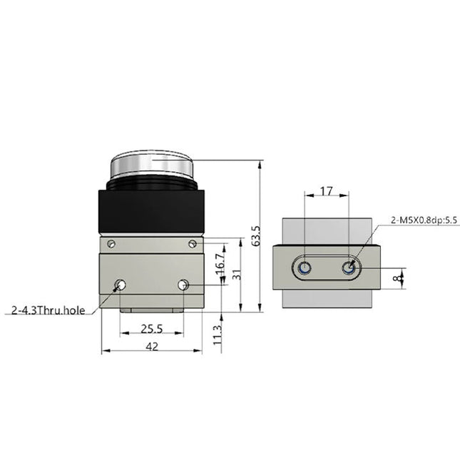 Airtac CM3PF-05: Manual Valve. 3 Way - CM3PF05Y