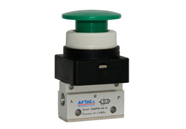 Airtac CM3PM-06: Manual Valve. 3 Way - CM3PM06G