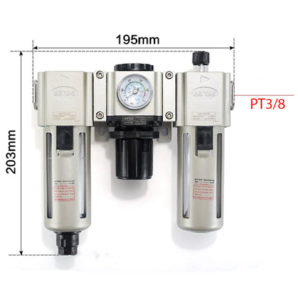 Airtac GAC300: Filter Regulator Lubricator - GAC30010S
