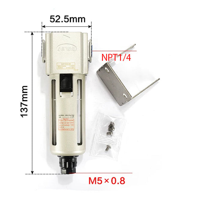 Airtac GAF200-08: Pneumatic Filter - GAF20008AT