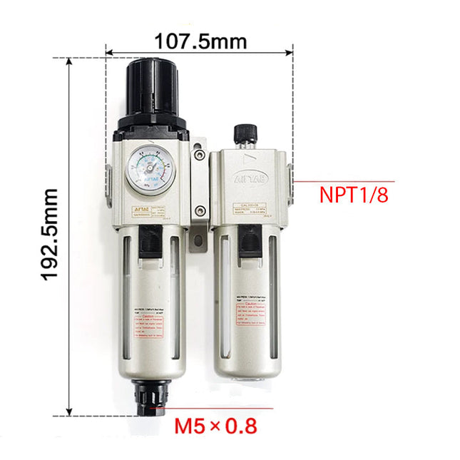 Airtac GAFC200: Filter Regulator Lubricator - GAFC20006AST
