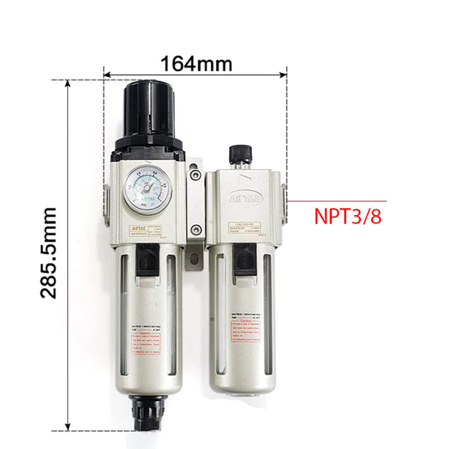 Airtac GAFC400: Filter Regulator Lubricator - GAFC40010ST