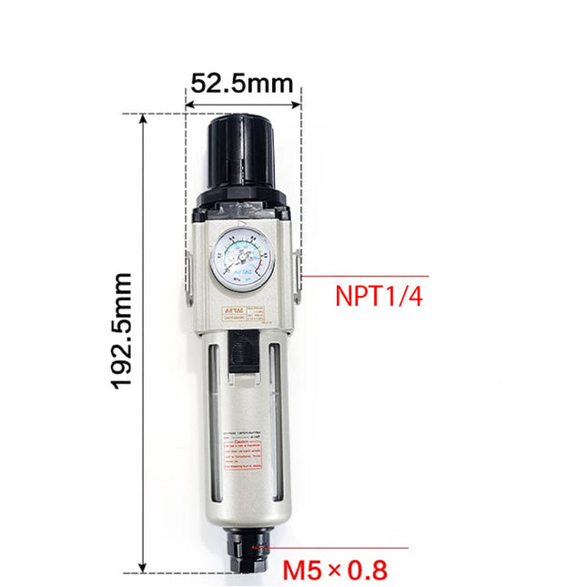 Airtac GAFR200: Air Filter Regulator - GAFR20008AST