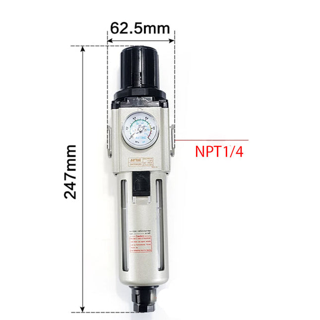 Airtac GAFR300: Air Filter Regulator - GAFR30008AST
