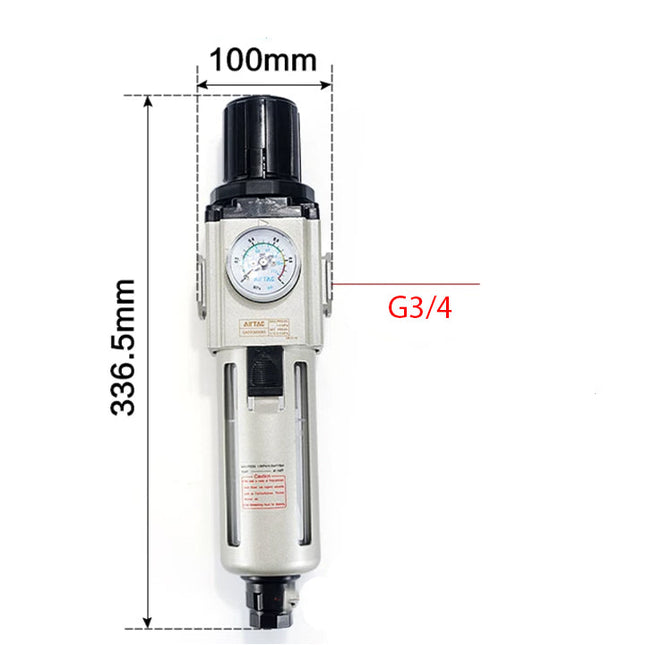 Airtac GAFR600: Air Filter Regulator - GAFR600C20SG