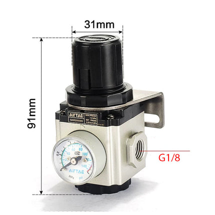 Airtac GAR200: Air Pressure Regulator - GAR20006SG