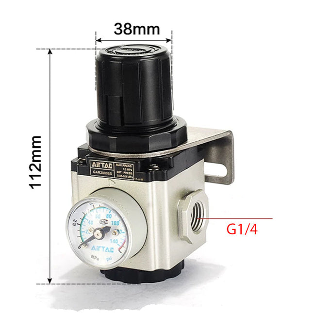 Airtac GAR300: Air Pressure Regulator - GAR30008SG