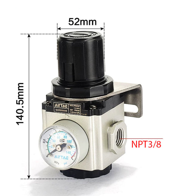 Airtac GAR400: Air Pressure Regulator - GAR40010ST