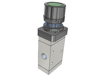 Airtac M3PF110-08: Manual Valve. 3 Way - M3PF21008GG
