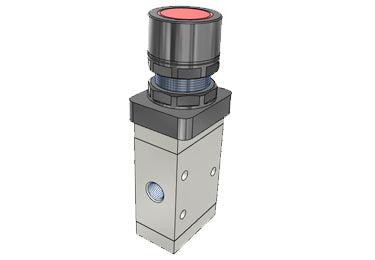 Airtac M3PF110-06: Manual Valve. 3 Way - M3PF11006RT