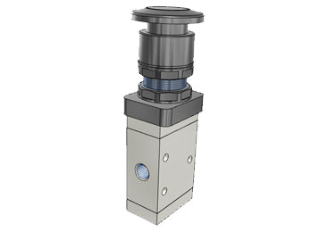 Airtac M3PM110-06: Manual Valve. 3 Way - M3PM11006BG