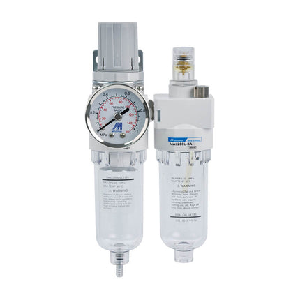 Mindman MACP200 Series: Air Preparation Unit (FRL Combination) - MACP200L-6A-G