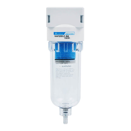 Mindman MAF200 Series: Air Preparation Unit (Precision Filter) - MAF200LD-6A-R-B-G