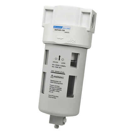 Mindman MAF403 Series: Air Preparation Unit (Precision Filter) - MAF403M-15A-N-B