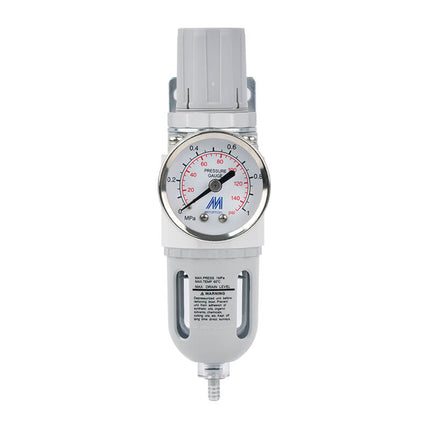 Mindman MAFR200 Series: Air Preparation Unit (Filter Regulator) - MAFR200LK-6A-Q-1K-N-5u-G