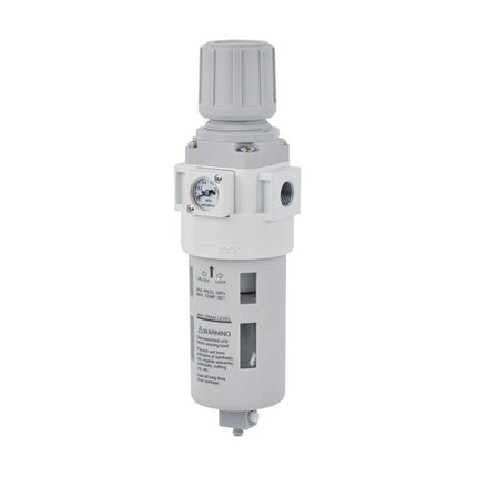 Mindman MAFR403 Series: Air Preparation Unit (Filter Regulator) - MAFR403-10A-NDP-E1-5u-1E-B2