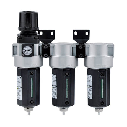 Mindman MATFR401 Series: Air Preparation Unit (Precision Filter Regulator) - MATFR401-10A-W-D-B-G