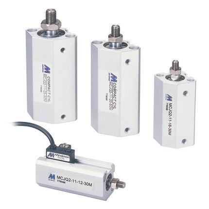 Mindman MCJQ2 Series: Compact Cylinder (Jig Cylinder) (Double Acting) - MCJQ2-12-25-15M