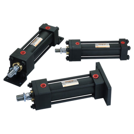 Mindman MDH* Series: Square Hydraulic Cylinder - 1-MDHN-100-B-300-B-B-TC-3