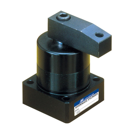 Mindman MHS*MHTS* Series: Hydraulic Swing Clamp Cylinder (Threaded Type / Double Clamp Arm (Made to Order)) - MHTSDR-50-60