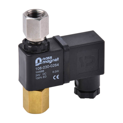 Mindman MRB/MRC Series: 2-Port 2-Position Plunger Solenoid Valve - MRB-03-1-NC-V-2-G-AC220-NPT