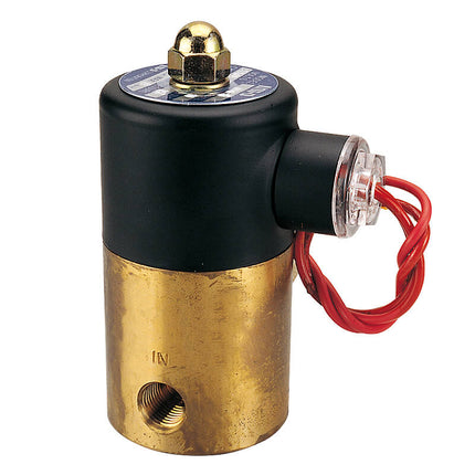 Mindman MUAO Series: 2-Port 2-Position Pilot-Operated Piston Type Solenoid Valve (Normally Closed) - MUAO-10-I-W-AC110-NPT