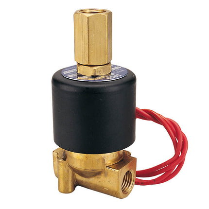 Mindman MUA Series: 3-Port 2-Position Direct-Acting Poppet Solenoid Valve (Normally Closed) - MUA-10-I-VA-AC110-NPT