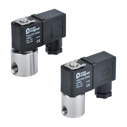 Mindman MUCL Series: 2-Port 2-Position Direct-Acting Plunger Latching Valve (Normally Closed) - MUCL-03-4-N-L-D-DC6-NPT