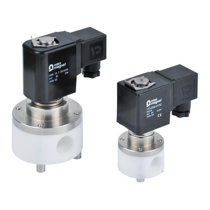 Mindman MUPH Series: 2-Port 2-Position Full-Diaphragm Energised-Open Acid & Alkali Resistant Solenoid Valve (Normally Closed) - MUPH-20-2-P-B-X-AC110