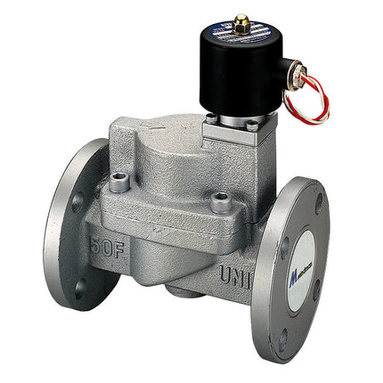 Mindman MUS-F Series: 2-Port 2-Position Pilot Piston Solenoid Valve (Normally Closed) - MUS-100F-I-T-AC110