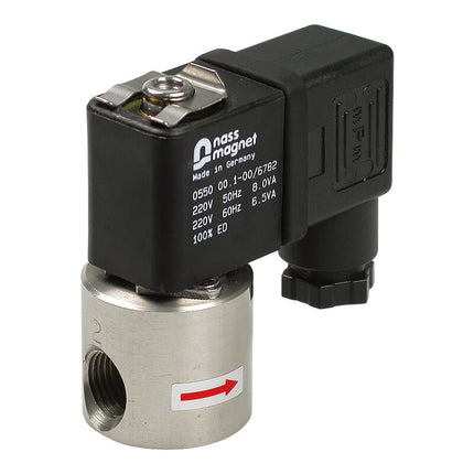 Mindman MUST Series: 3-Port 2-Position Plunger Type Solenoid Valve (Normally Closed) - MUST-08-5-J-4-G-C-AC110V