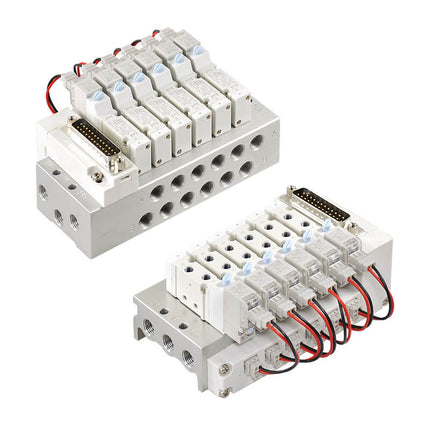 Mindman MVB-100 Series: PCB Kit + Manifold - MVB-100-5B7-NPT