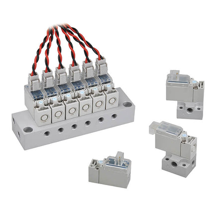 Mindman MVDY-100 Series: Solenoid Valve (Direct Acting) - MVDY-100-3E1-AC110V-L-LJ1-A-M6