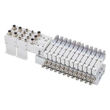 Mindman MVE-156 Series: Fieldbus Component (EtherNet/IP) Manifold Assembly - MVE-156M4-C610-DDDDDDDDDD-EAP5