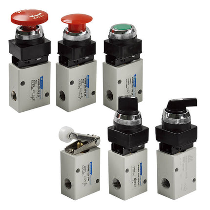 Mindman MVMB-250 Series: Mechanical Valve - MVMB-250-2EB-25R-G