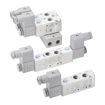 Mindman MVSC-220 Series: Solenoid Valve - MVSC-220-4E2P-6A-DC24-E-LP