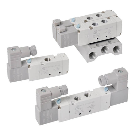 Mindman MVSC1-180 Series: Solenoid Valve - MVSC1-180-4E2R-DC12-W